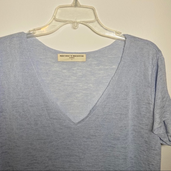 PST UO Textured Vneck Tee NWOT S - Picture 4 of 4